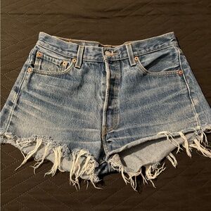 Levi’s Denim Frayed Hem Women's Shorts